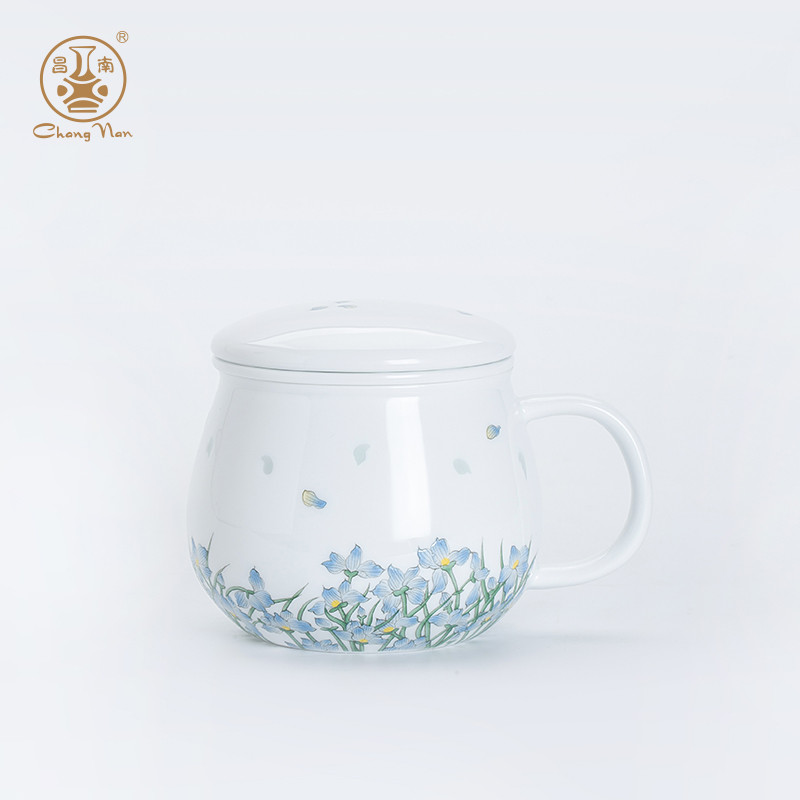 玲瓏粉彩青春綻放蘋(píng)果杯